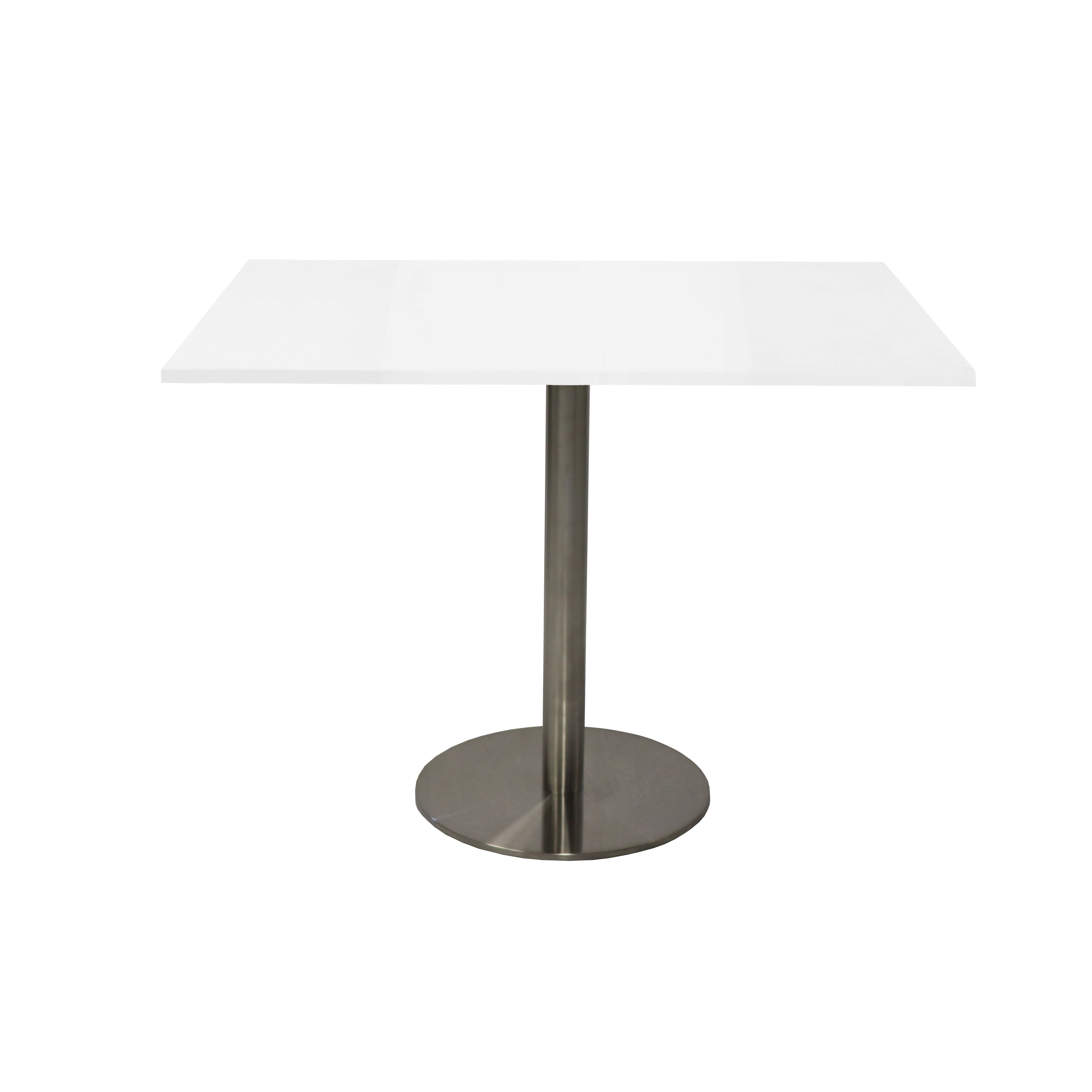 Disc Base Square Table